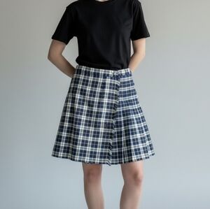 Cambridge Uniforms Plaid Pleated School Kilt Skirt Size 30/31 Made In Canada